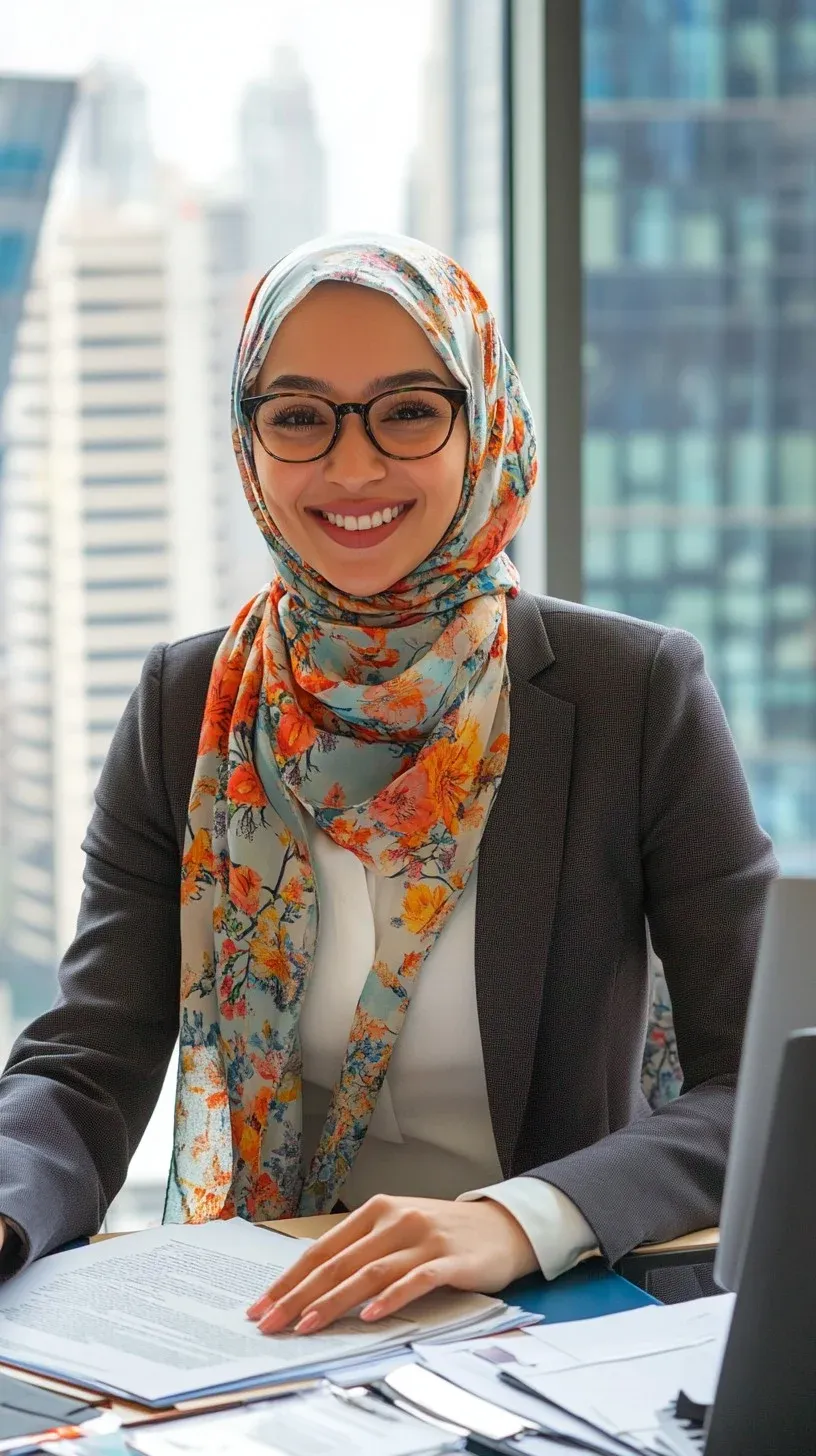professional smiling woman